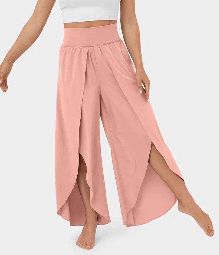 Women's High Waist Split Yoga Pants