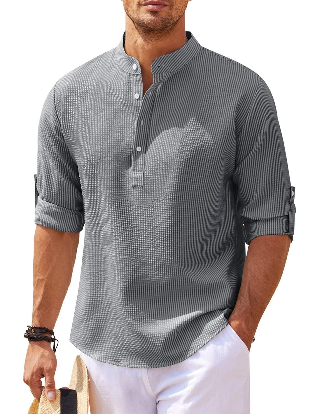 Men’s Long-Sleeve Casual Shirt