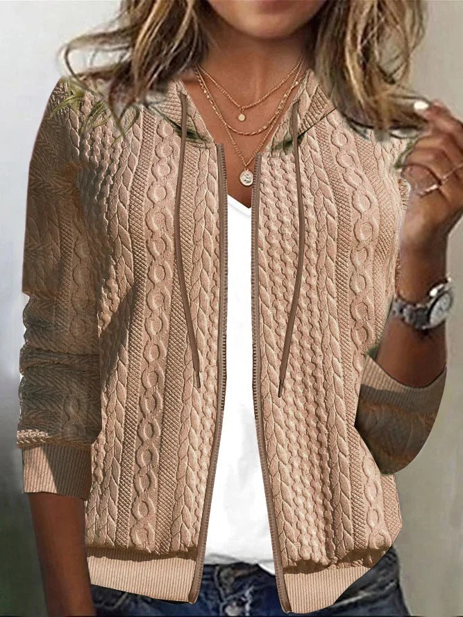 Women’s Hooded Zip Sweater