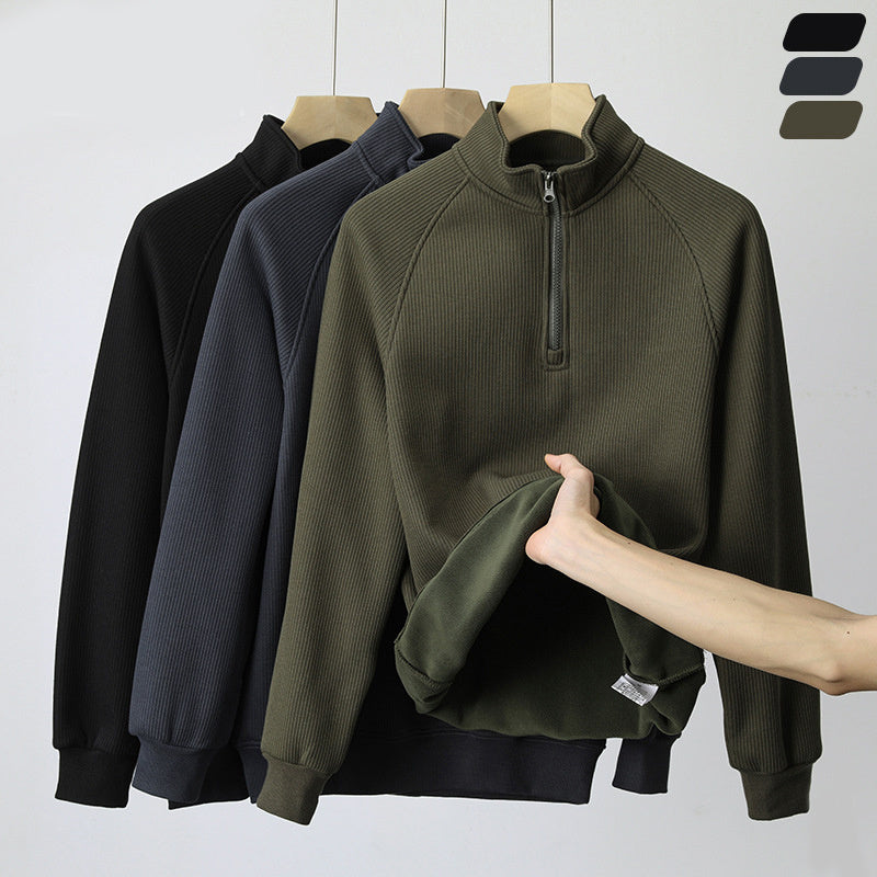 Men’s Stand-Collar Fleece