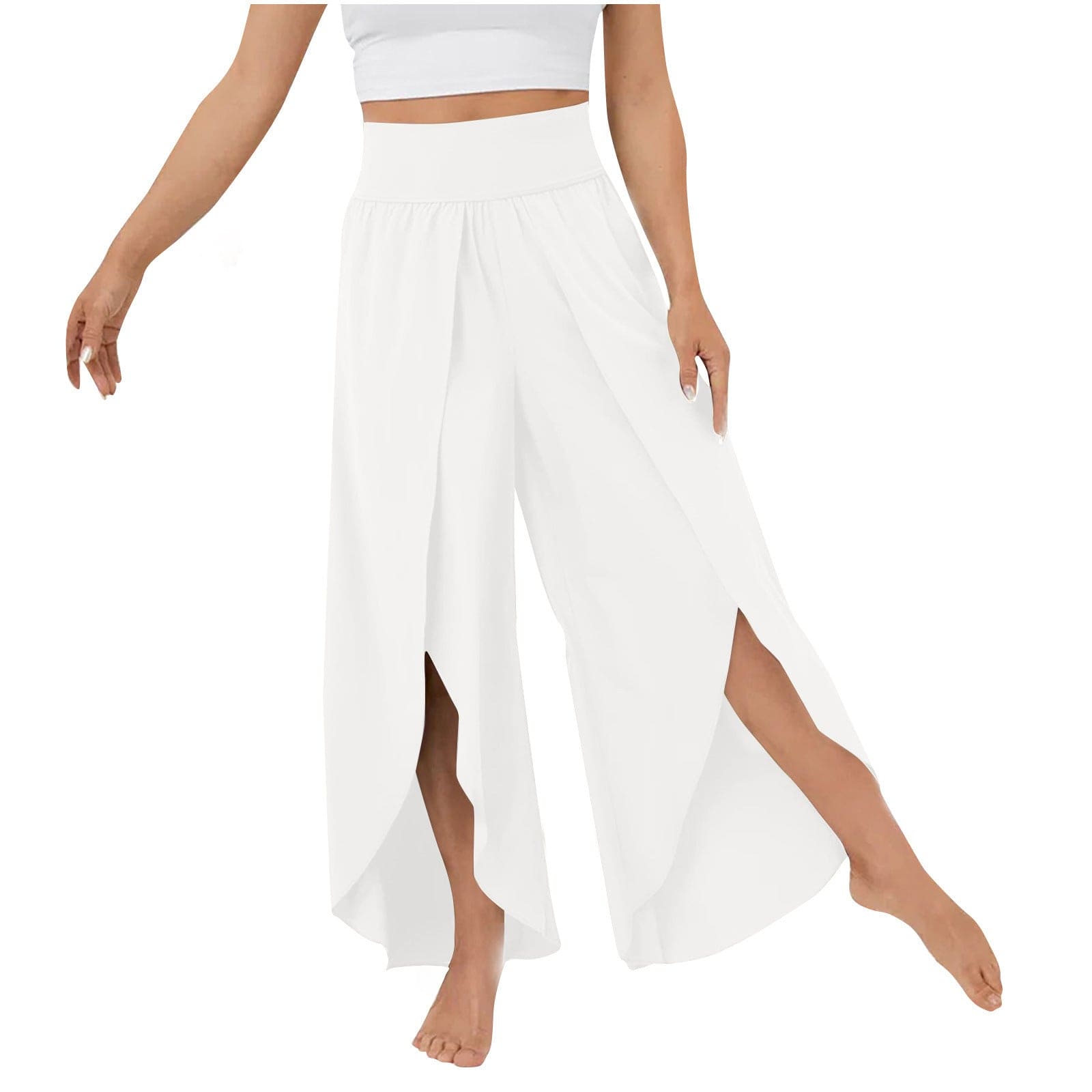 Women's High Waist Split Yoga Pants