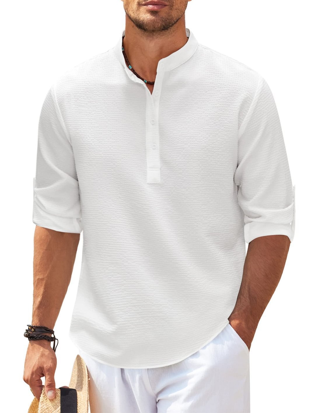 Men’s Long-Sleeve Casual Shirt