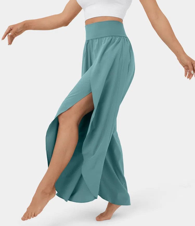 Women's High Waist Split Yoga Pants
