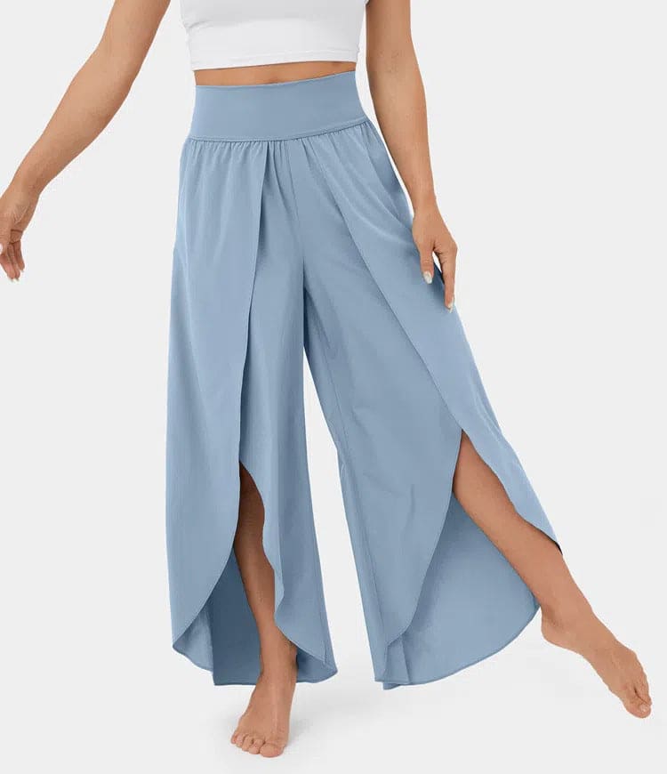 Women's High Waist Split Yoga Pants