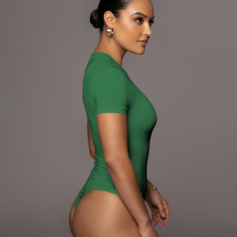 Women’s Short-Sleeve Jumpsuit
