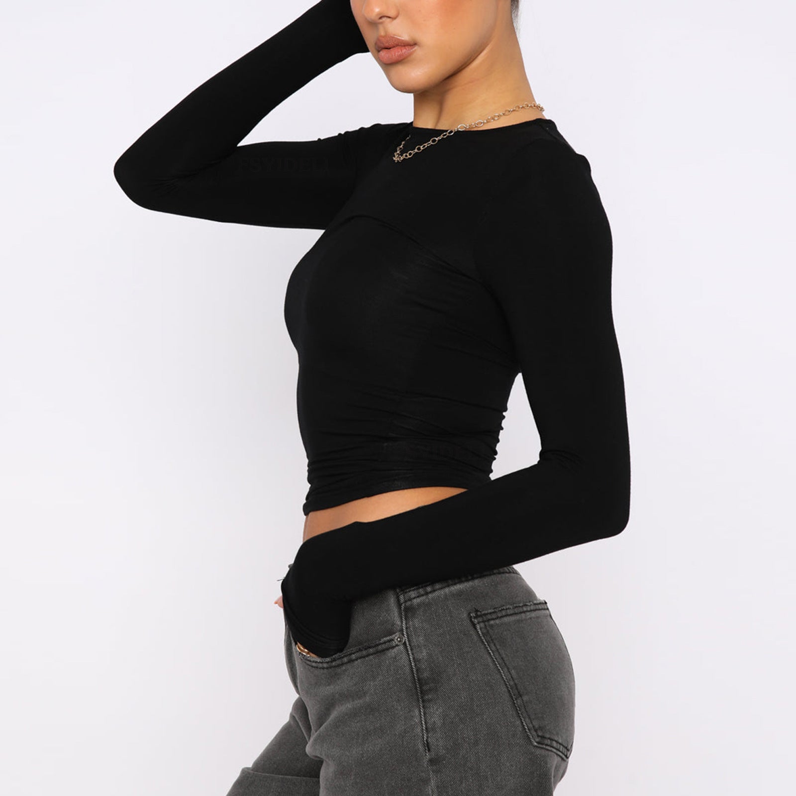 Women’s Slim Long-Sleeve Top