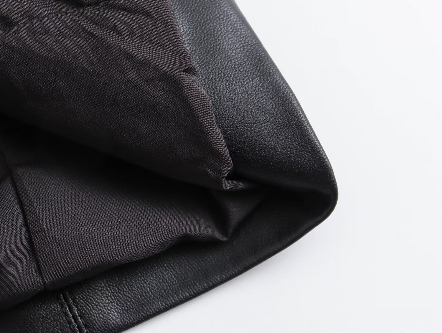 Women’s Loose Leather Coat