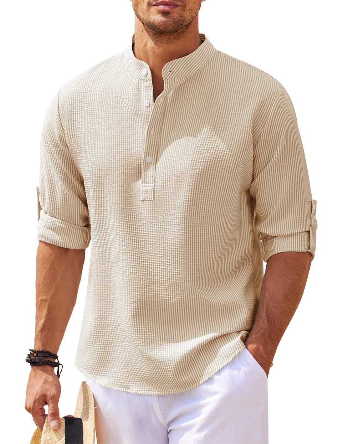 Men’s Long-Sleeve Casual Shirt