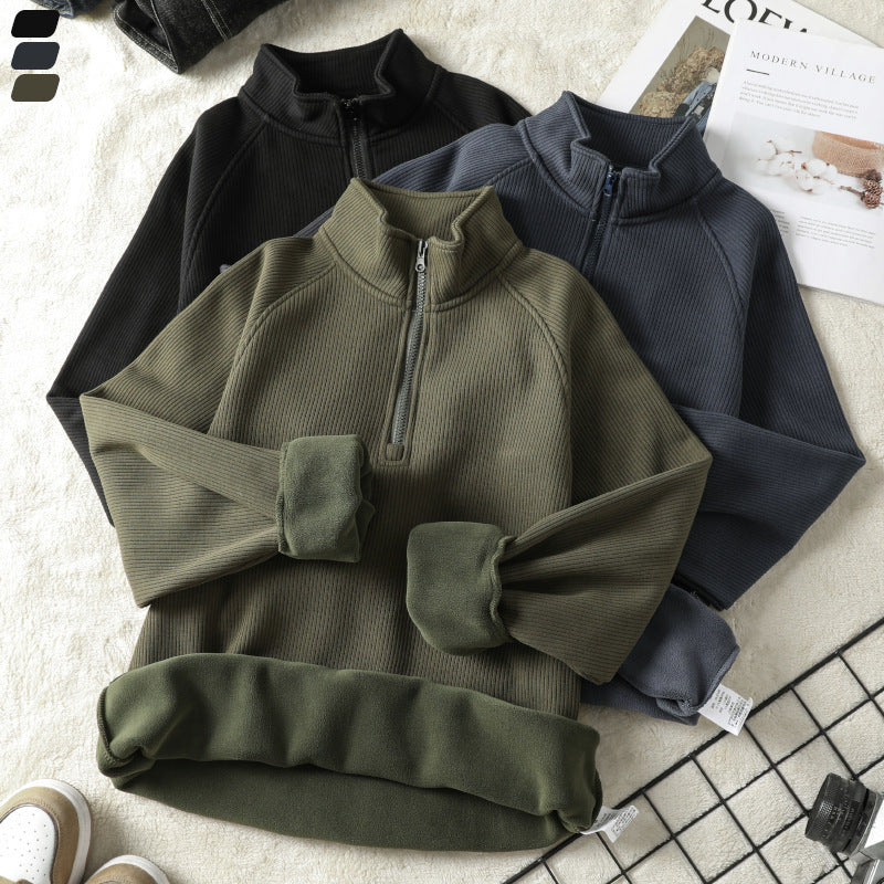 Men’s Stand-Collar Fleece