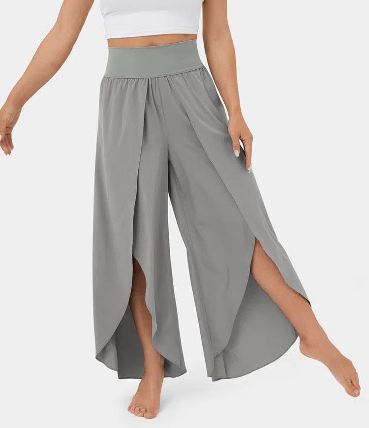 Women's High Waist Split Yoga Pants
