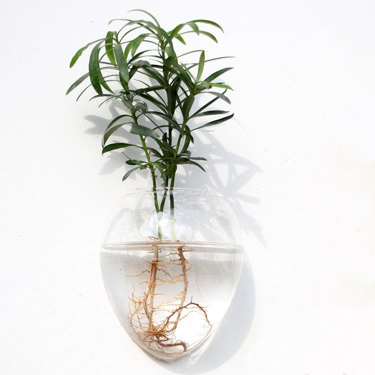 Glass Wall Hanging Vase