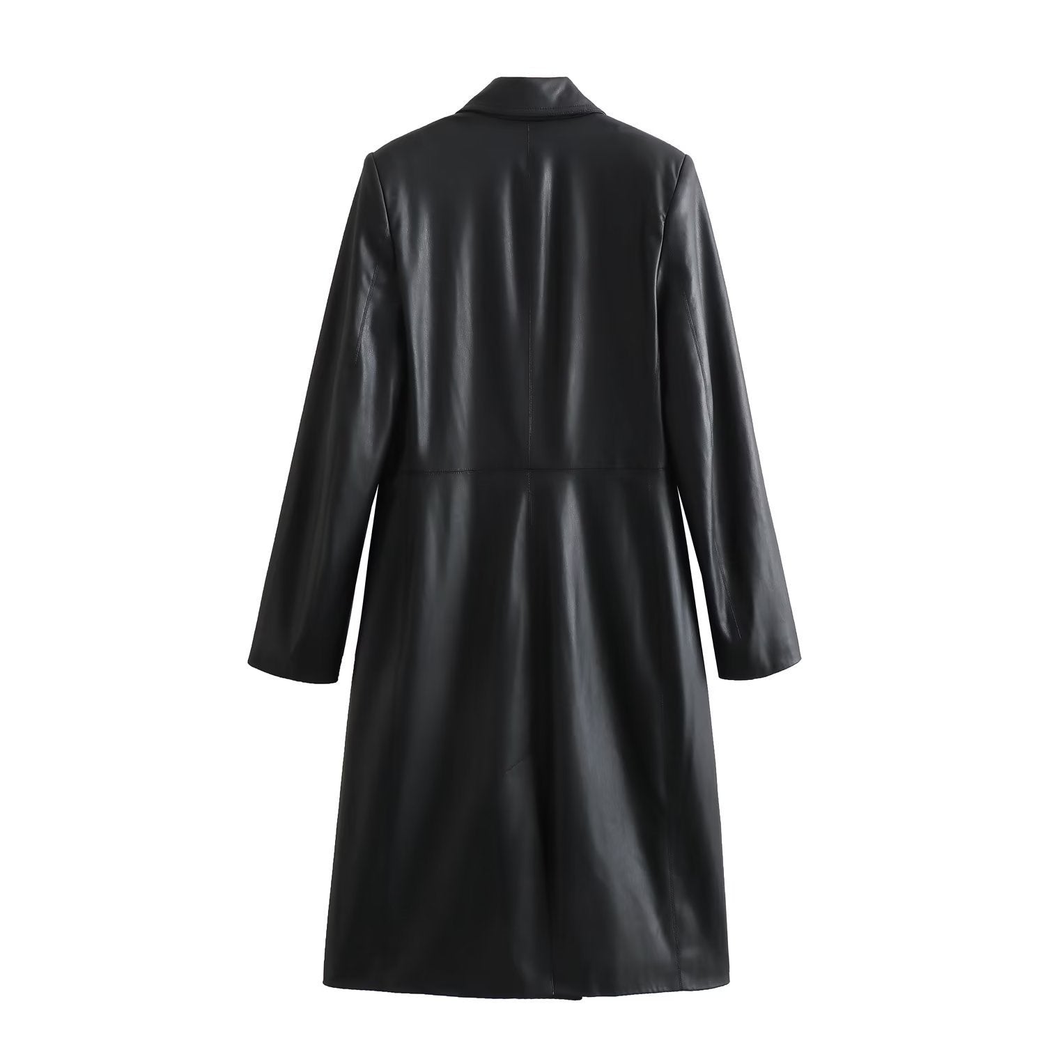 Women’s Loose Leather Coat
