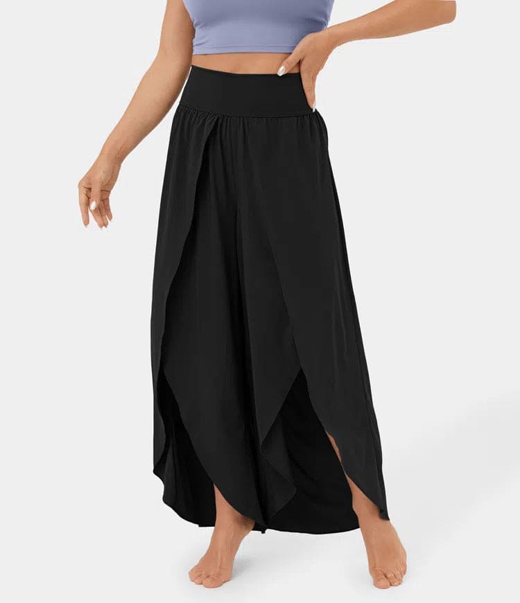 Women's High Waist Split Yoga Pants