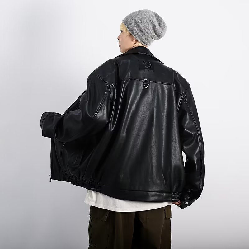 Retro Casual Leather Jacket