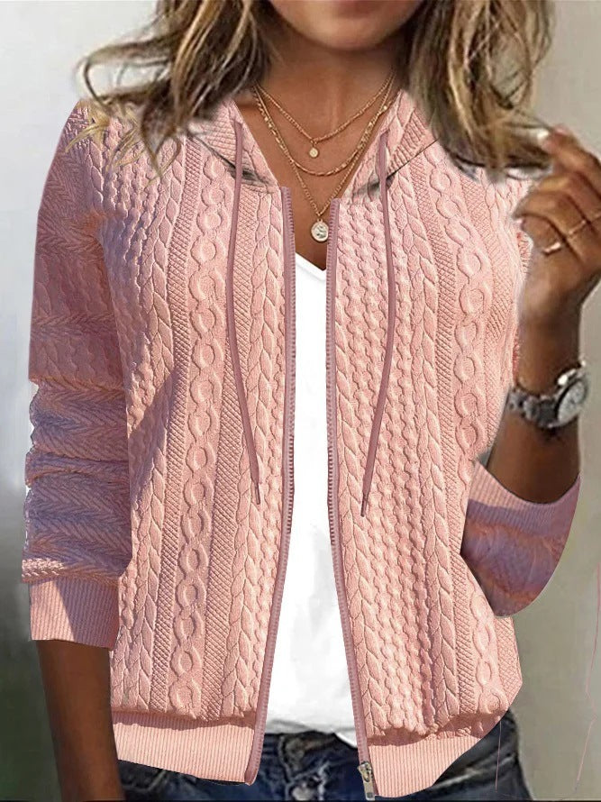 Women’s Hooded Zip Sweater