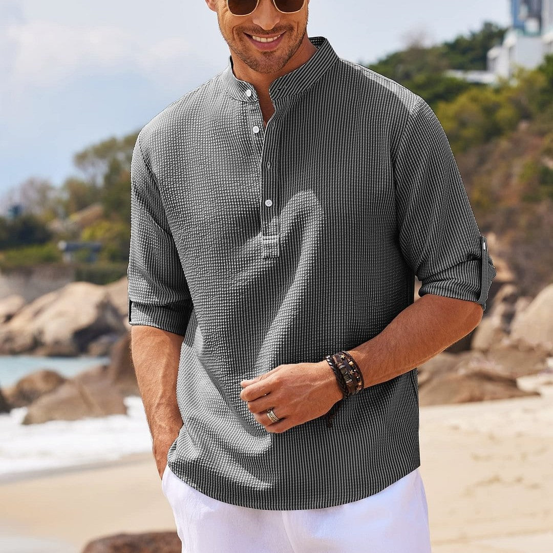 Men’s Long-Sleeve Casual Shirt