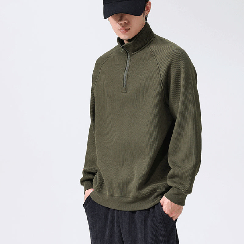 Men’s Stand-Collar Fleece