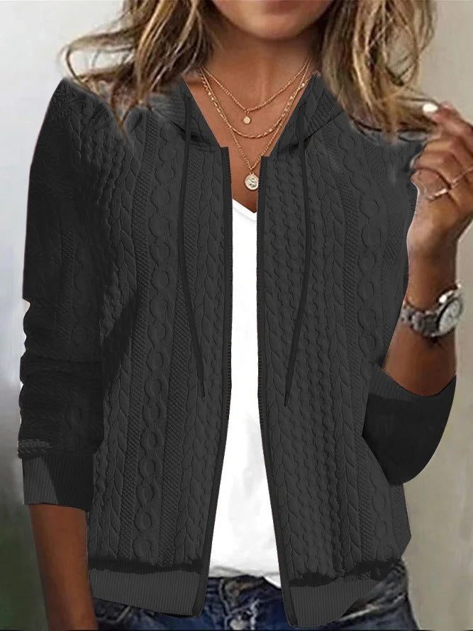 Women’s Hooded Zip Sweater