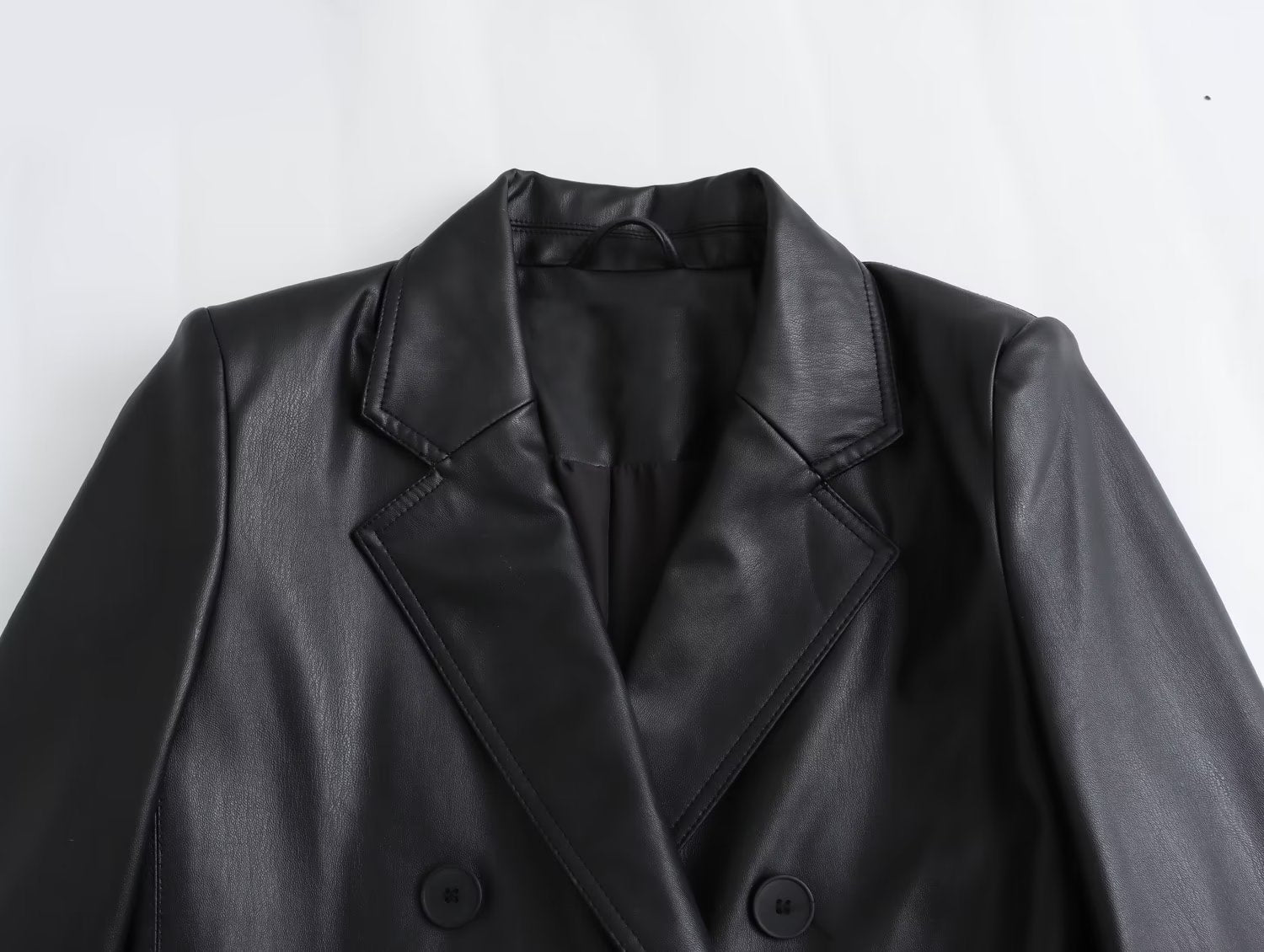 Women’s Loose Leather Coat